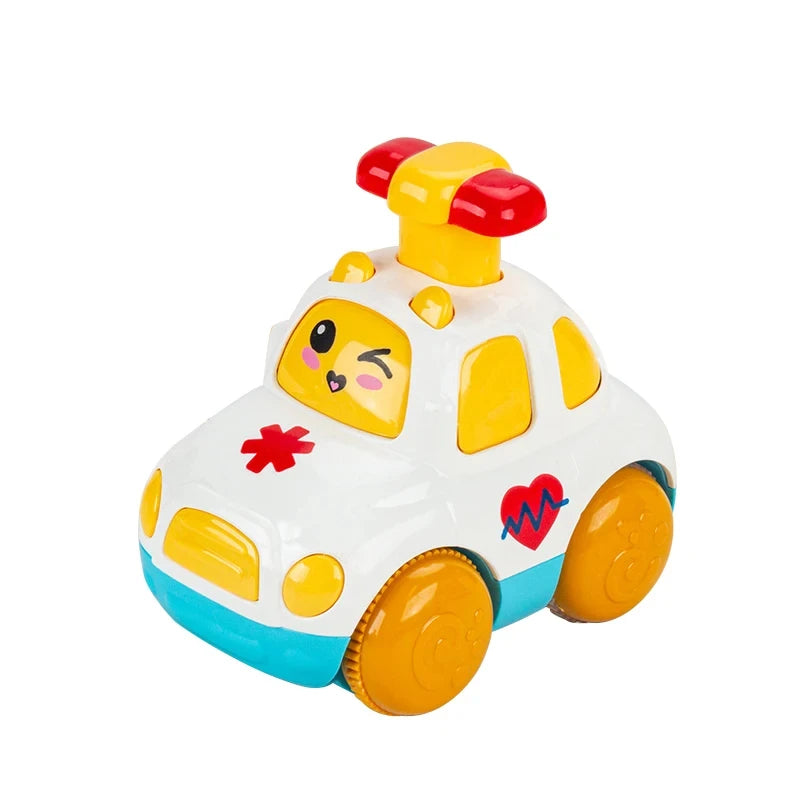 Kids Toys Cars for 1 2 3 Years Toddler Boys Infant Push and Go Car Toy Cartoon Pull Cars Animal Educational Toy Girl Gifts