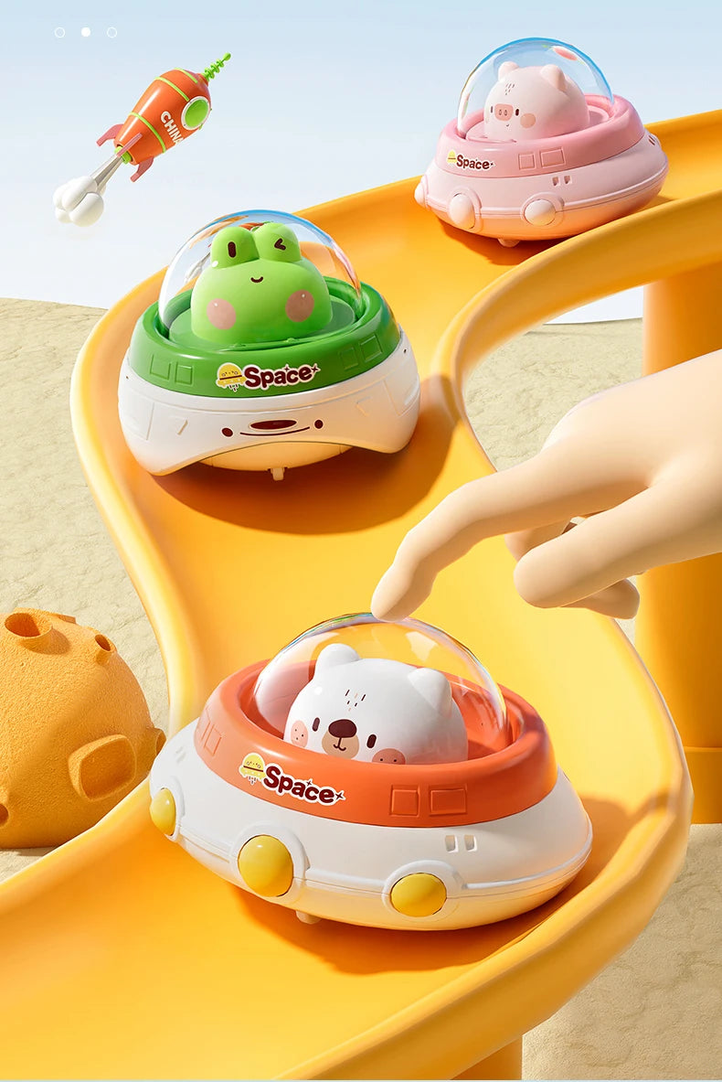Kids Toys Cars for 1 2 3 Years Toddler Boys Infant Push and Go Car Toy Cartoon Pull Cars Animal Educational Toy Girl Gifts
