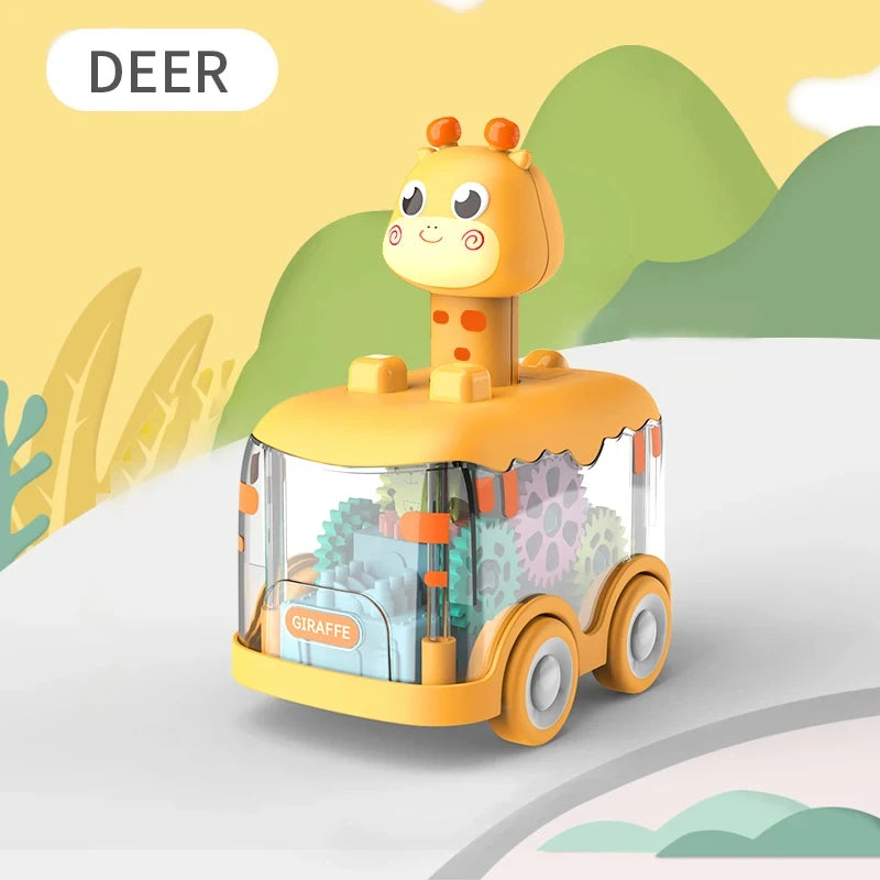 Kids Toys Cars for 1 2 3 Years Toddler Boys Infant Push and Go Car Toy Cartoon Pull Cars Animal Educational Toy Girl Gifts