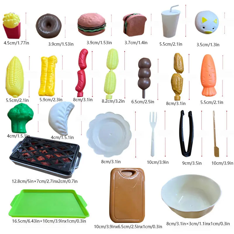Kids Kitchen Toy Set - Pretend to play with cooking POTS, stoves and other food toys - for boys and girls ages 3-6!