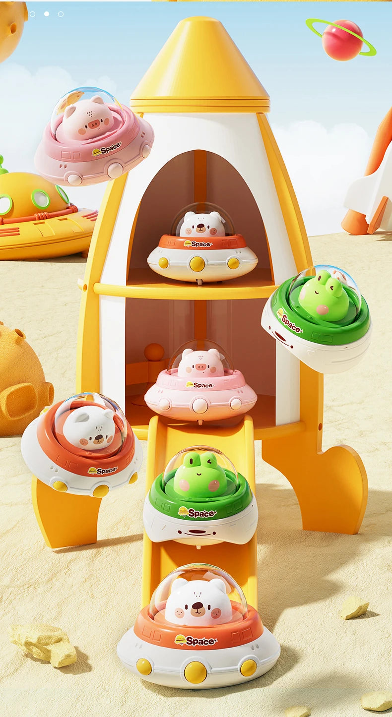 Kids Toys Cars for 1 2 3 Years Toddler Boys Infant Push and Go Car Toy Cartoon Pull Cars Animal Educational Toy Girl Gifts