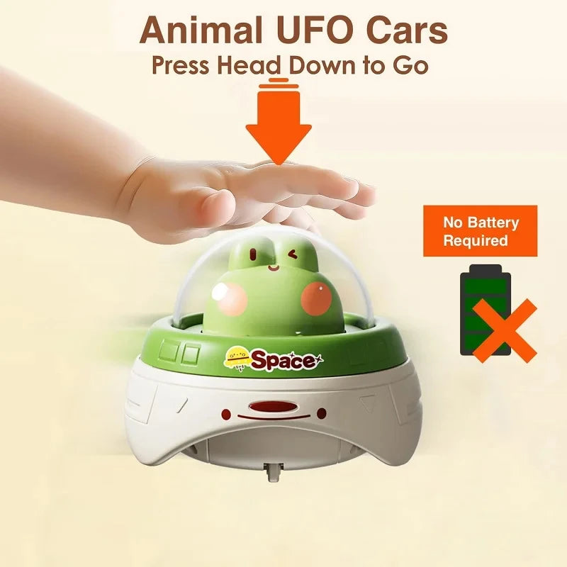 Kids Toys Cars for 1 2 3 Years Toddler Boys Infant Push and Go Car Toy Cartoon Pull Cars Animal Educational Toy Girl Gifts